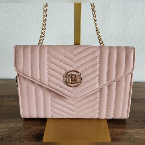 Badgley Mischka Handbags - NWT Badgley Mischka Pink Quilted Bag